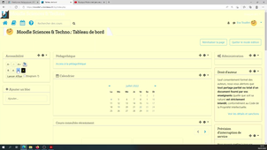 Ajouter des blocs au tableau de bord Moodle - Tutothèque étudiants