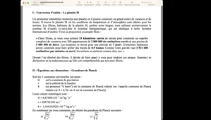 L0 Physique Dimensions exercices (23/10/2026)