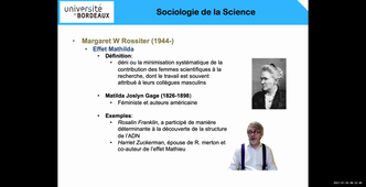 TECSAN - UE innoSan: Sociologie de la science