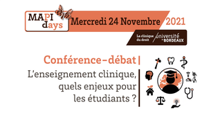 Mapi day - L'enseignement clinique - Conférence débat #1