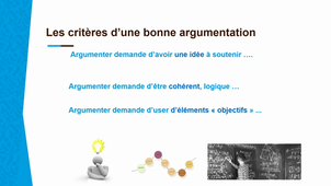 Le travail d'argumentation