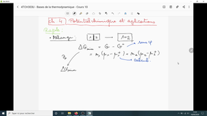 Thermo L2 Chimie - Cours10 - Video1