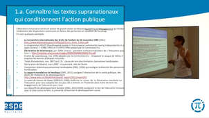 Enjeux éthiques et sociétaux de l'école inclusive partie 1 : concepts fondamentaux et cadre international - capsule 1