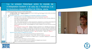 Enjeux éthiques et sociétaux de l'école inclusive partie 2 - Les évolutions et les changements de l'école inclusive-capsule 4