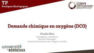 Demande chimique en oxygène (DCO)