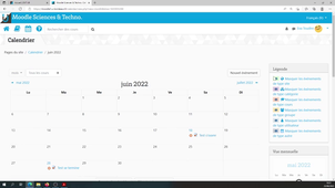 Ajouter un évènement dans le calendrier Moodle - Tutothèque étudiants