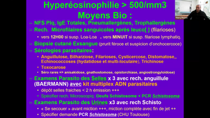 conduite a tenir devant une fièvre ou éosinophilie au retour de zone tropicale dr Pistone.mp4