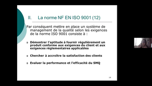 Démarche qualité en PUI - exemple de la stérilisation. V. Terracol