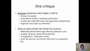 TER - Etre critique