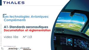 Technologies avionique 10a : documentation reglementation