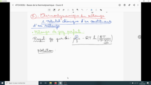 Thermo L2 Chimie - Cours8 - Video7