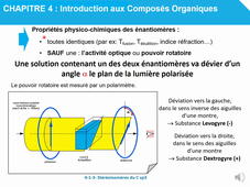 L1 SVSTC Semestre 1 UE 4TPV101U Chimie - Chapitre 4 partie 1 Chiralité