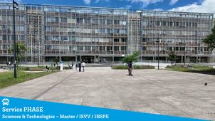 Sciences & Technologies, Master, ISVV, INSPE / Trajet depuis l'arrêt de bus