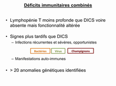 Cours DFGSM2 Les déficits immunitaires Partie 2 par Jonathan Visentin