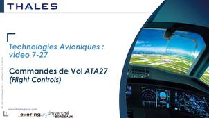 Technologies avioniques 7 Cdv 27