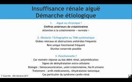 eDU-gériatrie- Ins rénale aiguë- démarche étiologique et traitement