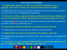 installation de chantier