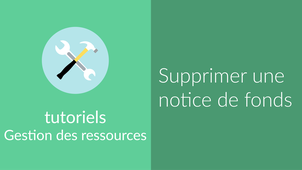 [Notice de fonds] Supprimer une notice de fond