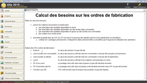 calcul des besoins