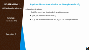 Incertitudes/vidéo 1