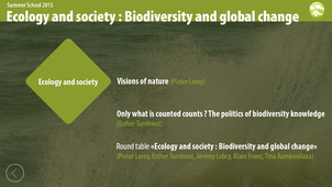 Ecology and society : Biodiversity and global change