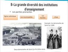 2 - La grande diversité des institutions d'enseignement