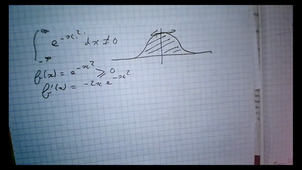 Analyse Harmonique (cours d'introduction) : calcul de l'intégrale d'une gaussienne