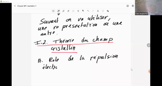 Cours Français M1 Numero 1