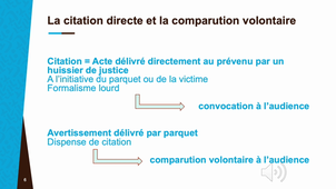 La saisine des juridictions de jugement