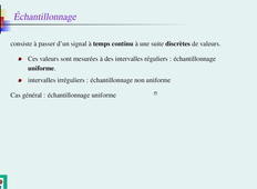 TSM / Son Numérique - Echantillonnage [corrections]