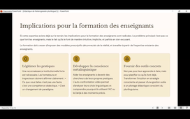 6 novembre matin Averroes/ Quels rôles pour la langue première