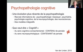 Psychopathologie cognitive : Introduction