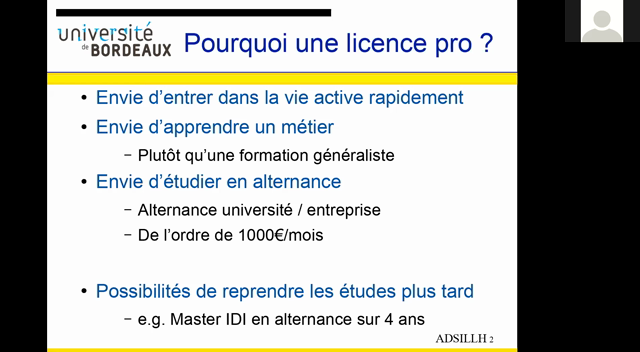 MediaPOD - L2 Info - Présentation L3 Miage & Lpro À Bor…